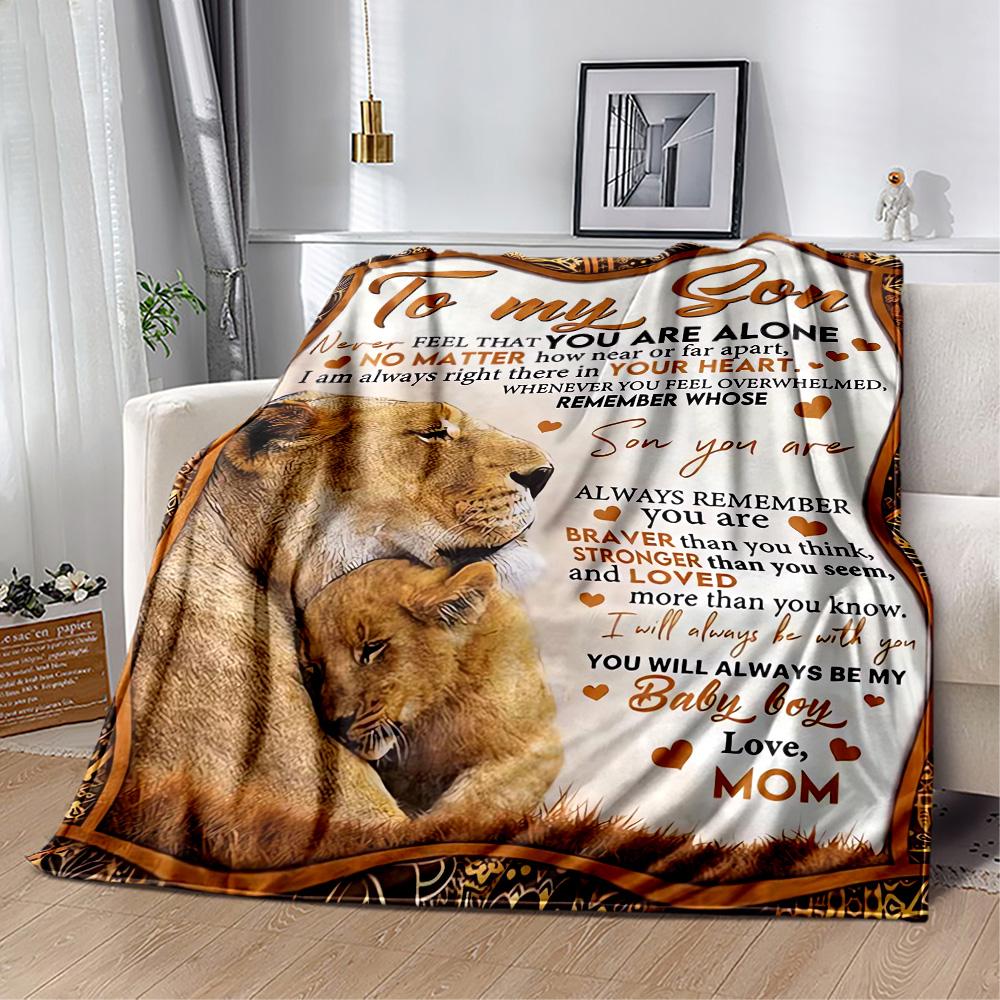 1pc Mom Quotes Blanket Comfortable Soft Lightweight Multi Purpose Blanket for Travel Camping Picnics Sofa Office Bed Living Room Gift for Friends