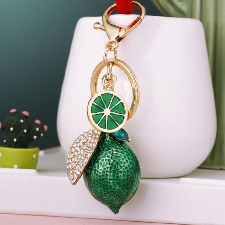 Adorable Porte-clés Pendentif Citron Style Coréen Accessoire Portable pour Personnaliser Styles Sacs et Clés Ornement