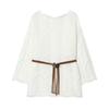 European and American Style, New Women's Clothing, Foreign Style, Fashionable, Casual Style, with Belt Knitted Sweater.