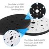 5pcs 6 Inch 25 Holes Interface Pads Polishing Pad Hook and Loop Soft Density Sponge Cushion Buffer Backing Pad