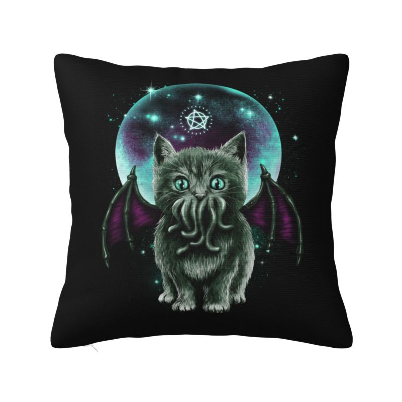 Custom Cthulhu Nordic Cool HP Lovecraft Cushion Cover Polyester The Old God of Rlyeh Pillow Case Home Decor