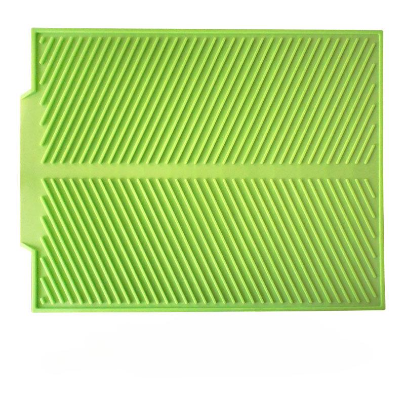 Kitchen Silicone Drain Pad Storage Dish Cup Drying Mat Drainer Tray Non-Slip Pans For Tableware Anti-Scald Potholder Placemat