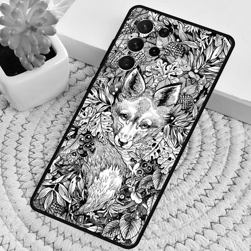 Wild Forest Animal soft TPU Phone Case For Samsung Galaxy note 10 pro S26 S25 S24 S23 S22 Ultra Plus S21 FE S20 Shockproof Cover