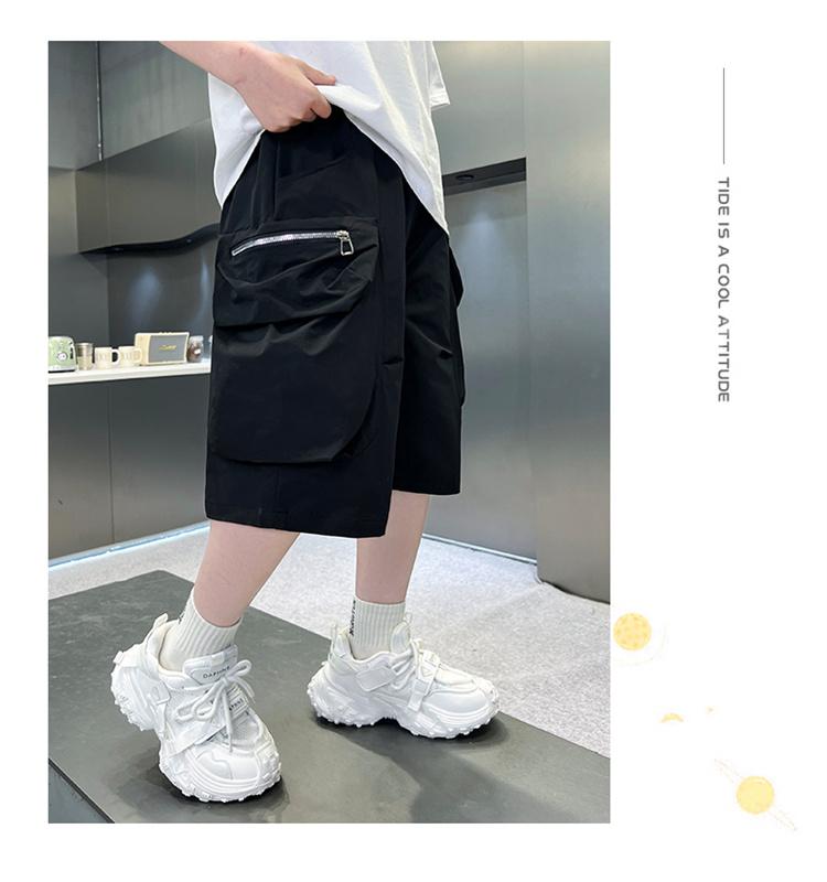 Children's Clothing Boys' Summer Shorts Pants 2026 New Thin Summer Clothing Mid Size Children's Mid Size Work Pants Trend