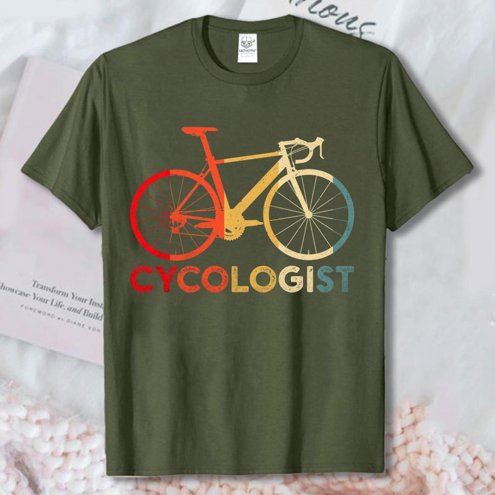 Trendy Cycologist Bike Graphic TShirt Unisex Fashion Cycling Pun Humor Streetwear Tee Casual Summer Road Bicycle Lover Tee Tops