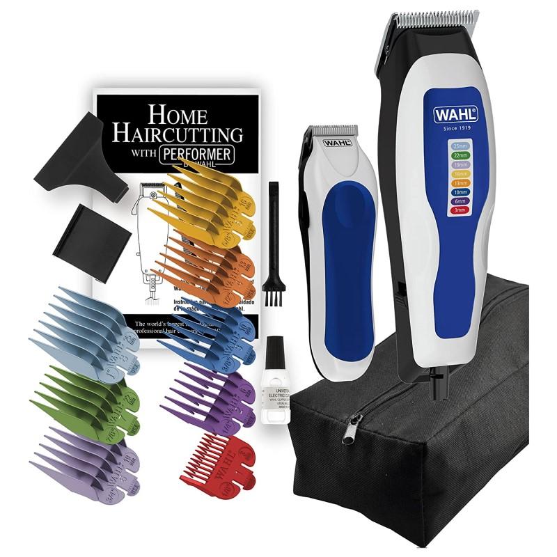

ORGINAL Wahl 1395.0465 COLOR PRO Combo Машинка для стрижки Бритва Бритва Профессиональная бритва для стрижки Мини-триммер Триммер Цветные расчески