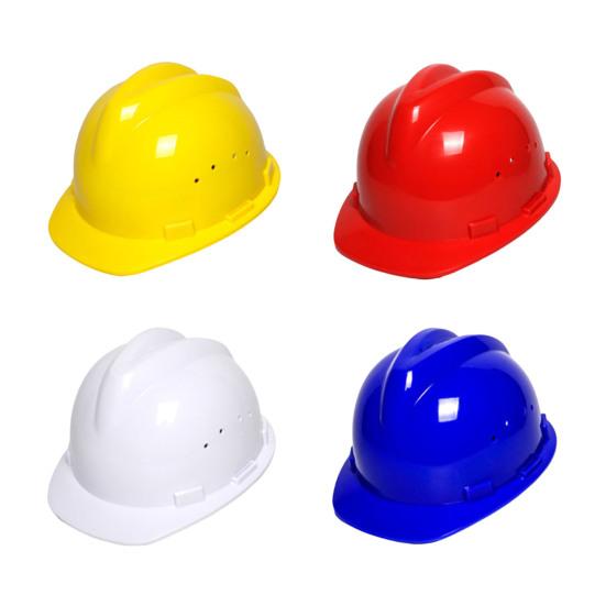 Construction Helmet 6-Point Ratchet Suspension Safety Hard Cap Impact-Resistant Helmet for Work Home Head Protection