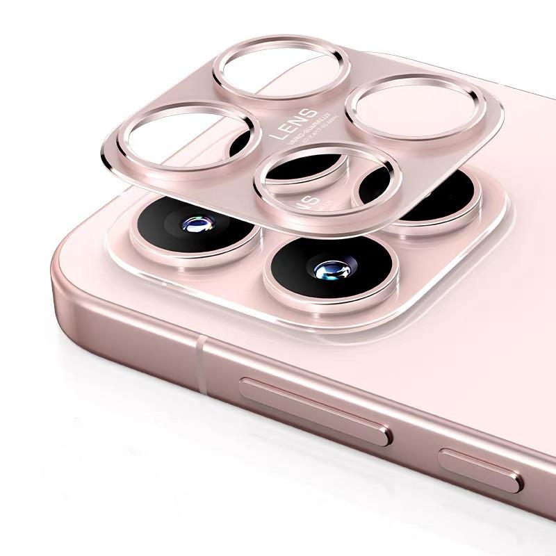 Black Metal Camera Bezel Sticker Cover For Xiaomi 17 Mi 17 Aluminum Alloy Hollow Camera Lens Protector Film