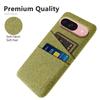 For Google Pixel 10/10 Pro Case Cloth + Hard PC Phone Cover with Dual Card Slots