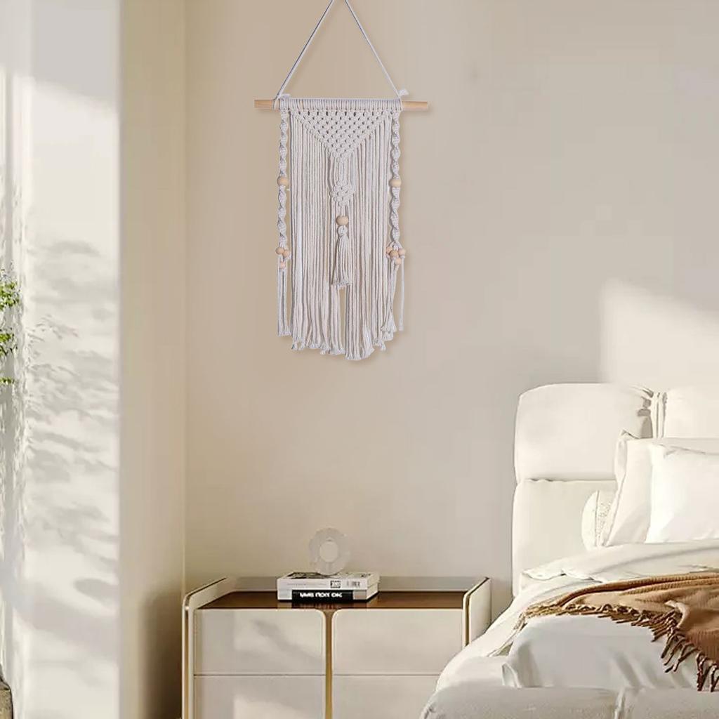 Macrame Wall Hanging Boho Wall Art Decor Woven Chic Bohemian Room Decor For Bedroom Nursery Living Room Floral Wall Hangings
