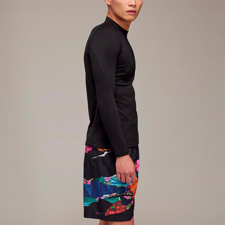 Y-3 Ss22 Solid Color Crew Neck Long Sleeve T-Shirt Men Tops Black HG8612