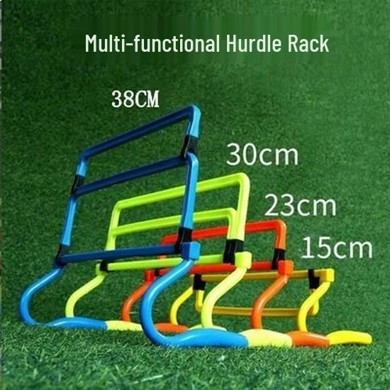 Adjustable Kindergarten Children s Training Hurdle Frame for Football and Athletics Assembled Hurdle Blue Single