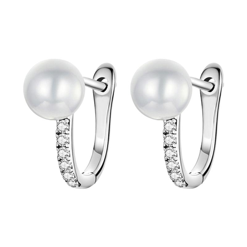 Traditional Faux Stone Student Earrings Permanent Plastic Substance Everyday Wear Wedding Reception Accessories 1