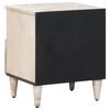 Bedside Table 2 pcs White 40 x 33 x 46 cm Solid Mango Wood