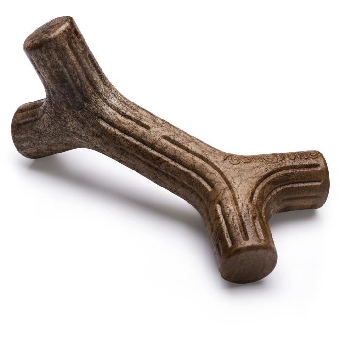 Os à mâcher pour chien adulte - BENEBONE - Maplestick L - Saveur bacon et bois d'érable - Résistant et durable