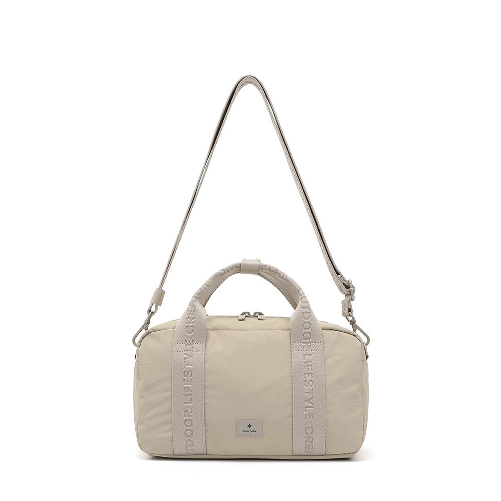 [Snowpeak] Softwill Jacquard Small Bowling Bag Light Beige (S25SWFCB28)