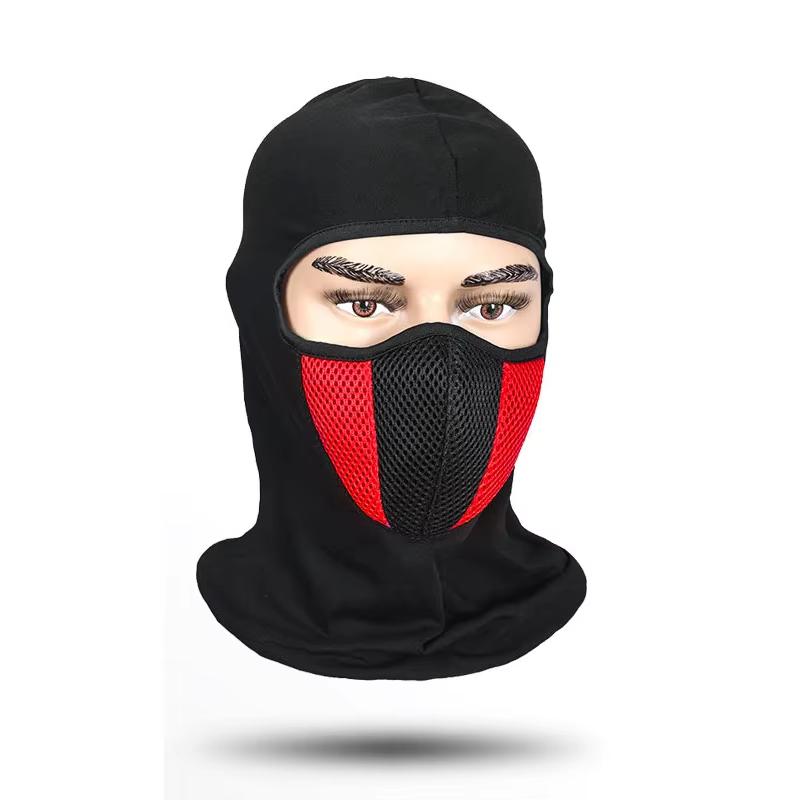 Full Face Mask Cycling Windproof Headgear Motorcycle Balaclava Breathable Outdoor Sports Men CS Mask Head Cover Hat