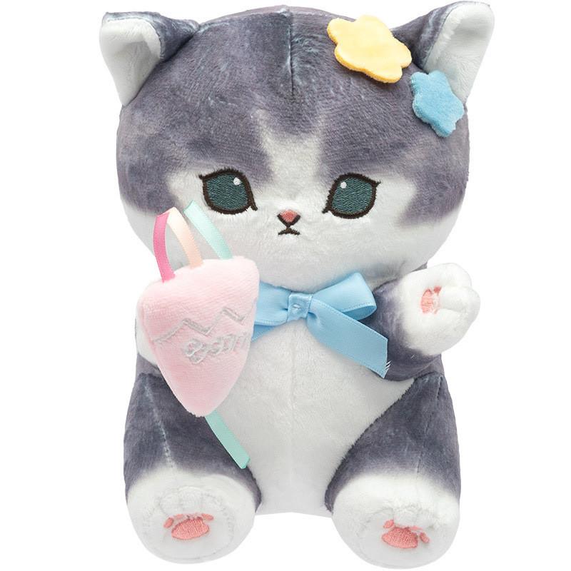 Mofusand Cat Shark Plush Doll With Pp Cotton Filling For Kids Decor Bedroom
