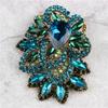 Rhinestone Brooch Pins for Women Shiny Boutique Decoration Badges Party Banquet Dress Gift