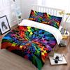 Colorful Abstract Art Decor Set Soft Comfortable Duvet Cover Bedding Set Included 1*Duvet Cover & 2*Pillowcases, Gift