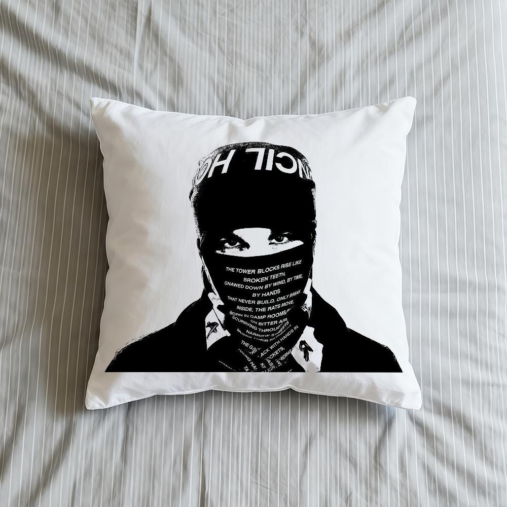 Kissenbezug Weiche Hülle Für Sofa Wohnzimmer Zuhause EsDeeKid Bequem Büro Dekoration Schutzkissen Rebel Hüllen