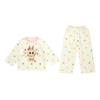 Girls' La Bu Bu Modal Pajama Set - Long Sleeve, Spring/Fall 2025, for Children & Babies, Air Conditioning Homewear.