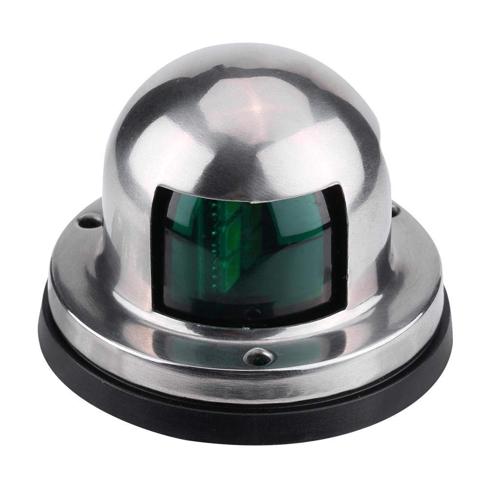 Tbest Marine Boat Navigation Light, /24V Stainless Steel Red & Green LED Navigation Bulb