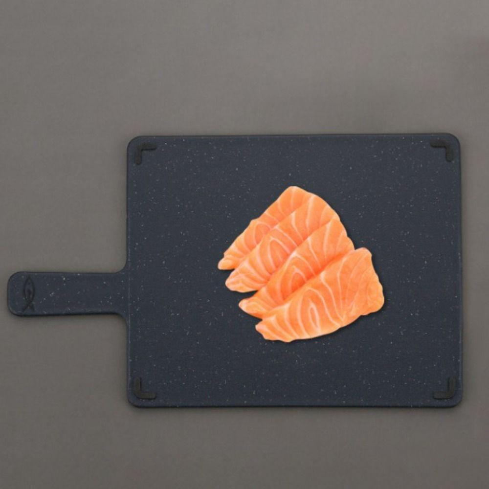 4 Pieces Plastic Classification Cutting Board with Storage Rack Slicing Board  Fruit Vegetable