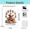 1pc Christmas Ferris Wheel Ornament Christmas Scene Design Cozy Style Home Decoration Daily/Holiday Gift Scene Compatible