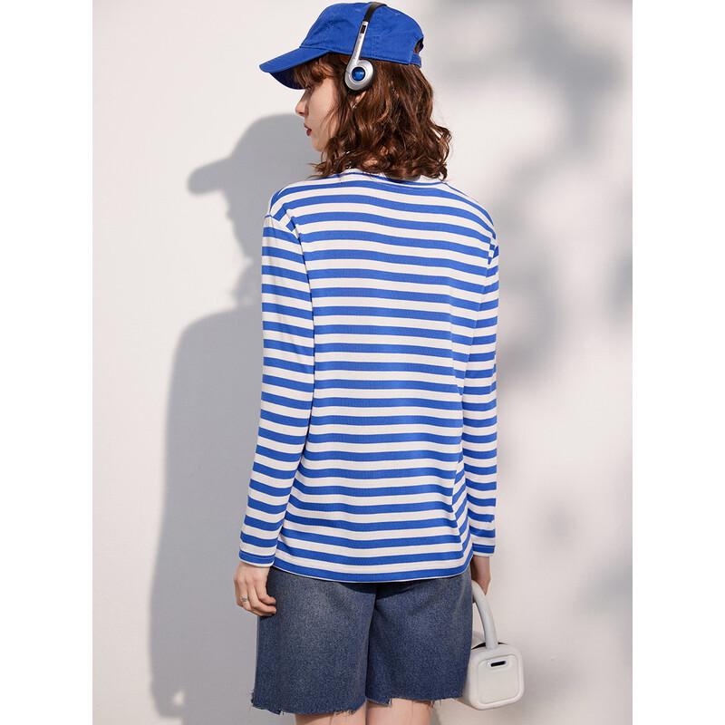 Women's Striped Long Sleeve T-Shirt