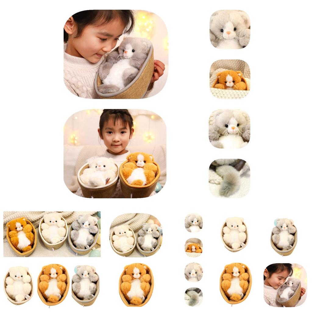 Cute Plush Cat Toy Wholesale Feline Dolls Ideal Birthday Gift