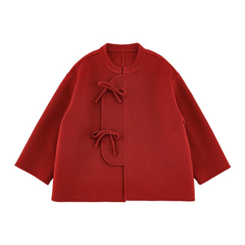 Girls  New Chinese Style Wool Coat 170 cm