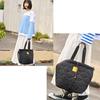 KiU Padded Drawstring Tote Large Shoulder Bag, Waterproof, Water-Repellent, Quilted, Capacity, Bag, Drawstring, Simple, Stylish, Cute, Casual,