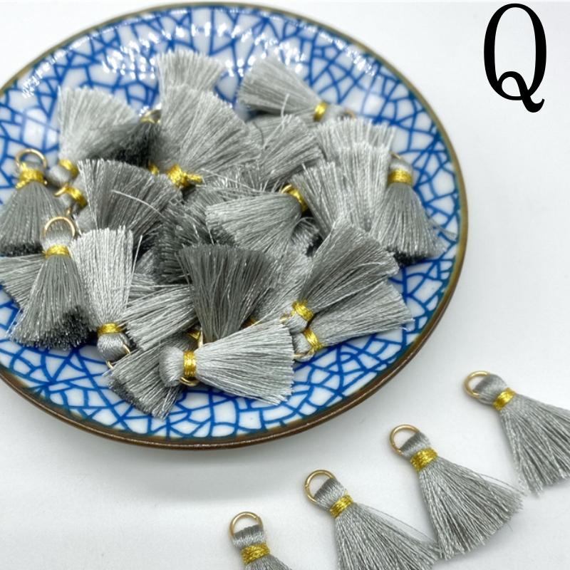 100-10pcs Polyester Trim Fringe Tassel Sewing Curtains Accessories DIY Keychain Cellphone Straps Pendant Tassels Jewelry Making