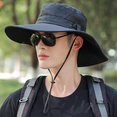 Men's Wide Brim Outdoor Fishing Bucket Hat