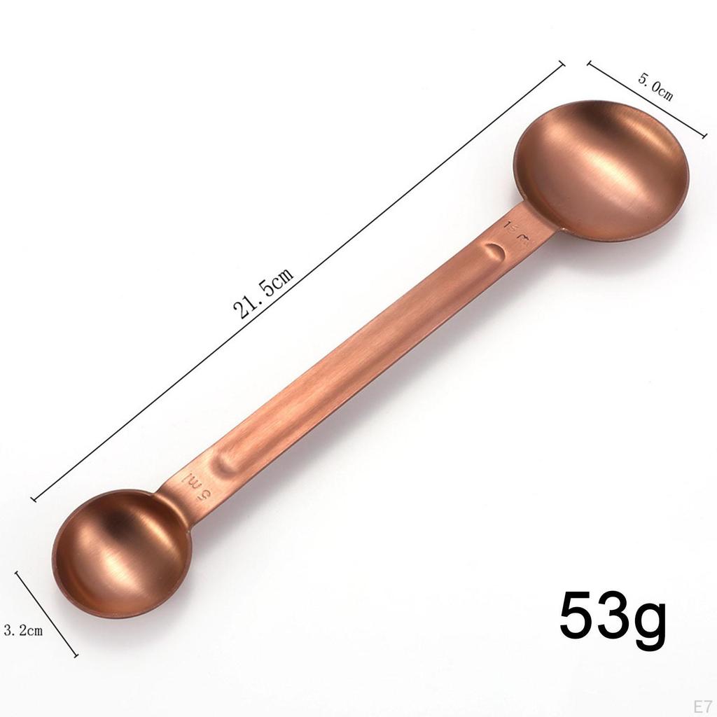 Coffee Measuring Spoon, Double-sided Tablespoon for Ground