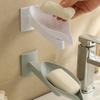 Soap Organizers Leaf Shape Plastic Soap Holder Tray with Adjustable Design and Auto Draining for Sink Countertop