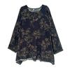 New Autumn Plus Size T Shirt Women Oversize Loose Casual O Neck Tops Tees Floral Print Shirts