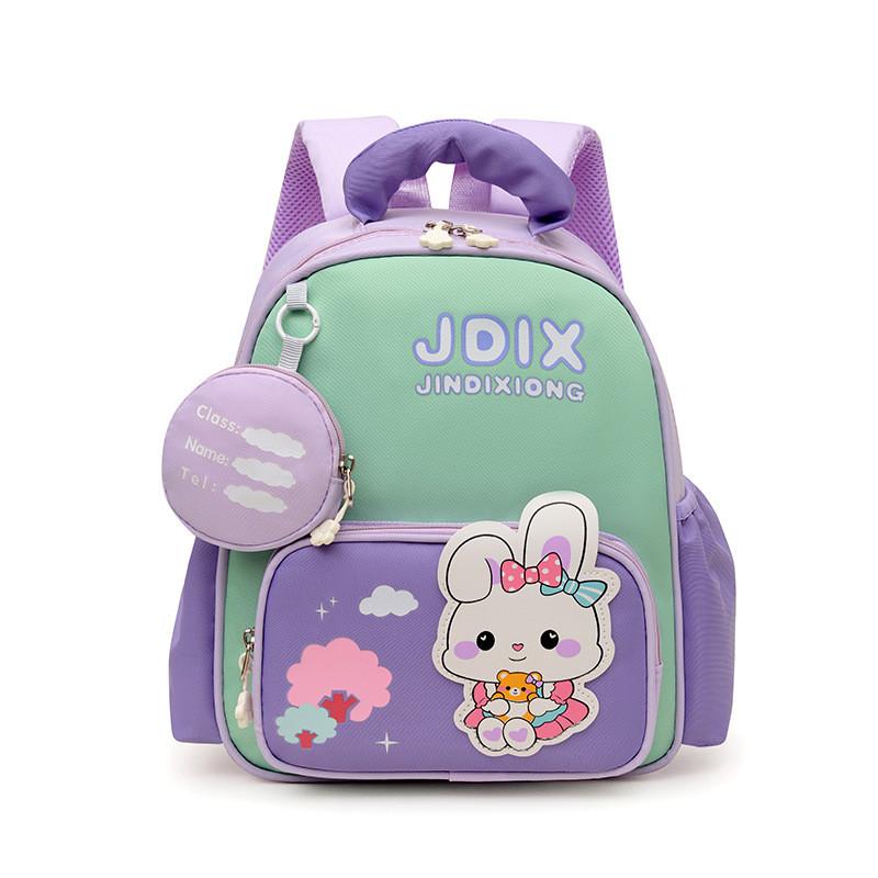 Kids Dinosaur School Backpack With Durable Nylon Material For Kindergarten Students
