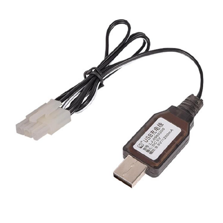 

Compactly USB Charger Cord for 9.6V NiMH NiCD Battery Charging in Remote Toy Lighting and Electric Tool for Remote Car 1