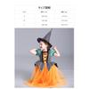 Halloween Devil Witch Cosplay Costume Shrine Maiden Wizard Costume Kids Girls Children Elementary School One Piece Dress Tulle Performance Costume