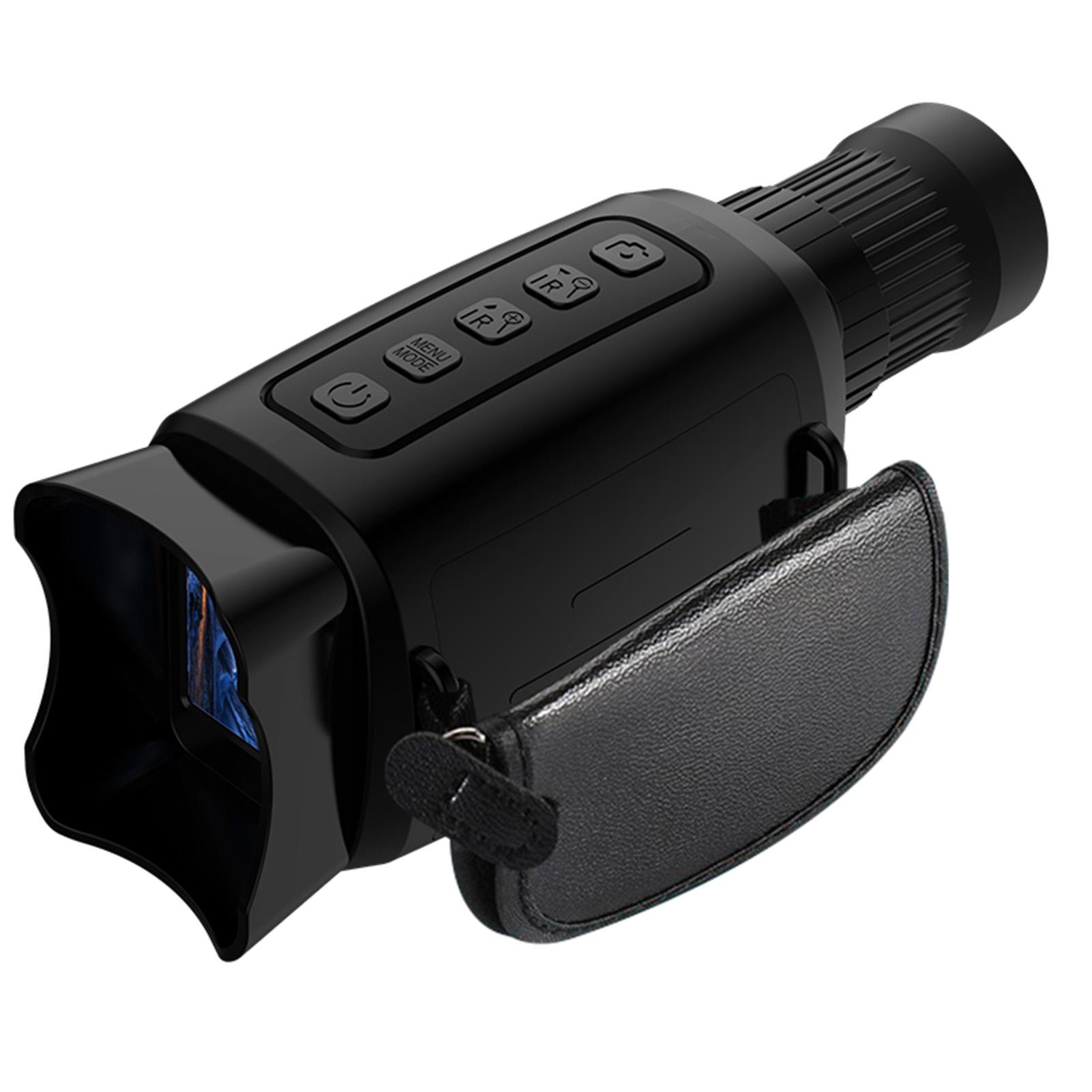 

Монокуляр нічного бачення з 16-кратним зумом, акумулятор 2000 мАг, що перезаряджається, SD-карта 32 ГБ, ремінець на зап ястя