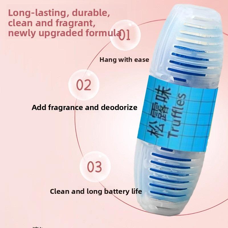 Toilet Cleaning Agent - Wall-mounted Deodorizer and Fragrance Enhancer - Automatic Cleaning with Long-lasting Fragrance for Home Bathrooms