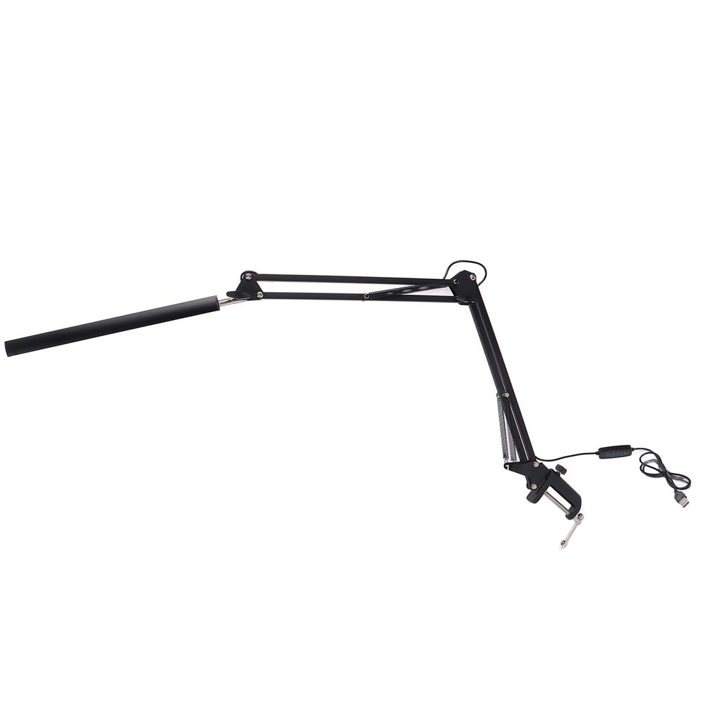LED Swing Arm Lamp Adjustable Eye Caring Student Reading Desk Lamp with Clamp for Study Office