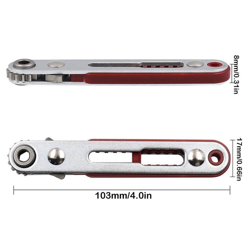 Hex Screwdriver Bit Hexagon Ratchet Spanner Drive Socket Ratchet Wrench Manual   Car Vehicle