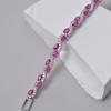 Synthetischer Rubin Oval Eingelegt Premium Süßer Schmuck Vielseitige Persönlichkeit Mädchen Roter Korund 5 #Armband