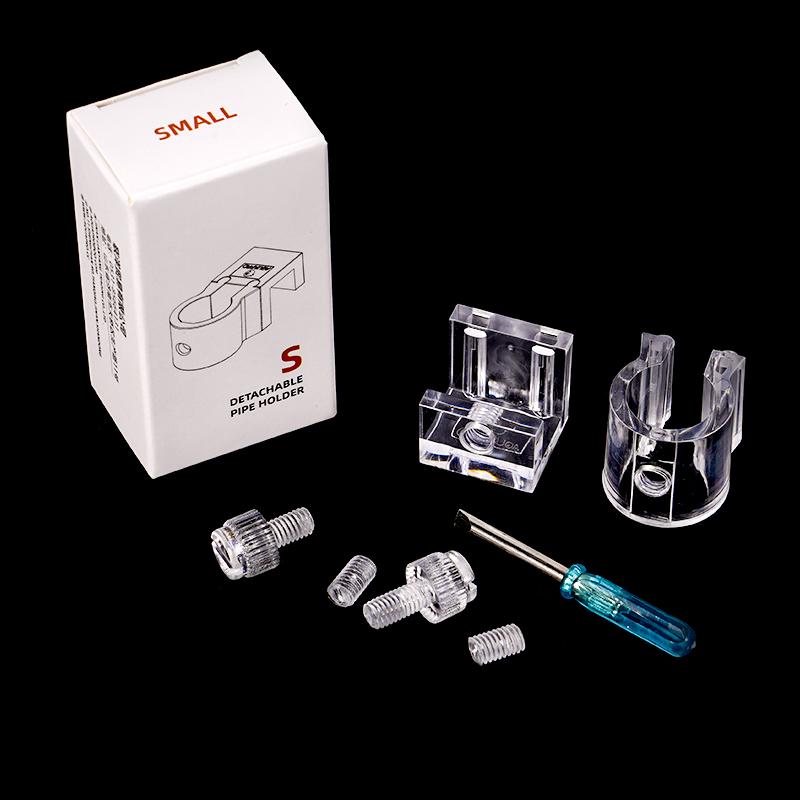 Aquarium Fish Tank Fixed Bracket Acrylic Water Pipe Clamp Filter Hose Holder Fish Tank Accessories Fish Tank Filter Fixing Clip