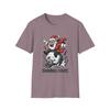 Unisex Softstyle T-Shirt Evil Santa Snowball Elves Cartoon Gothic Christmas