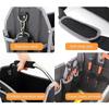 Open Top Tool Tote Large Capacity Tool Organizer Adjustable Shoulder Strap Anti-slip Rubber Pad Foam-padded Handle