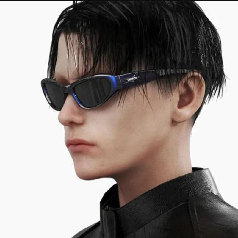 Vintage Fashion  Cat Eye Rivet Star Sunglasses Women For Men Luxury Brand Designer Punk Sun Glasses Trend Pink Sport Goggle